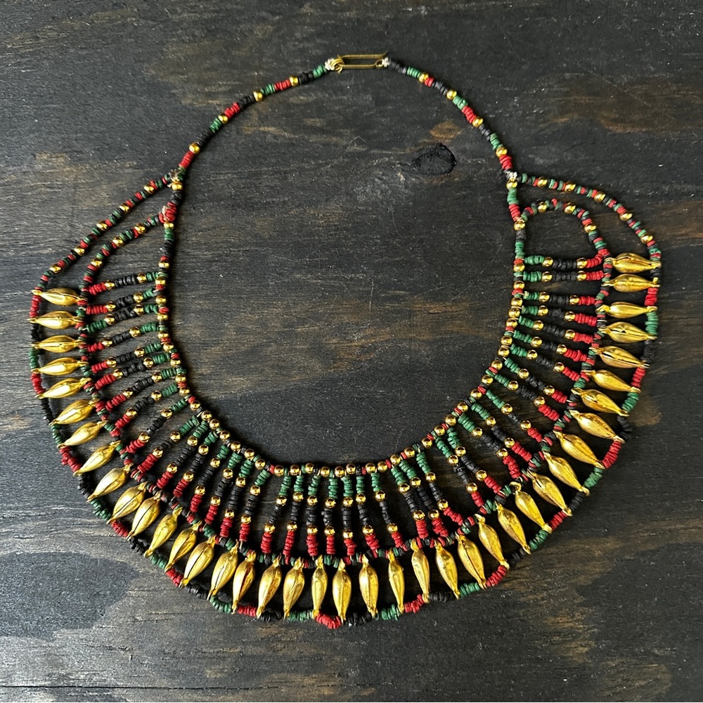 Vintage Egyptian Faience Necklace - Picture 15 of 15